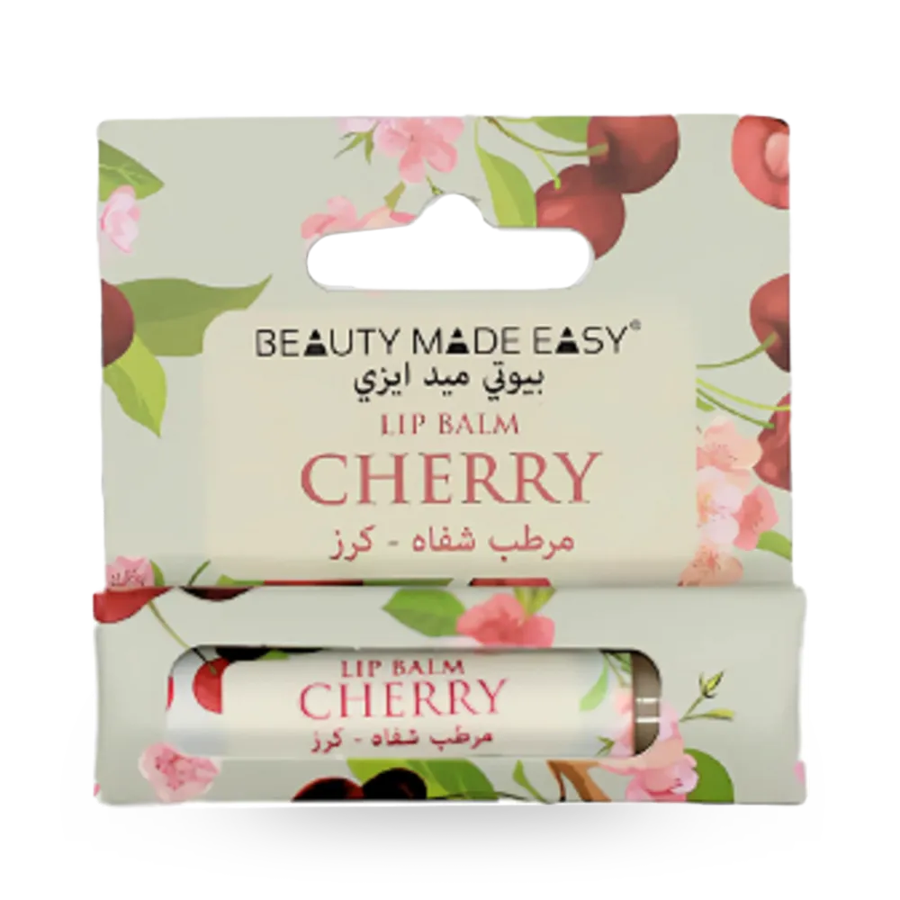 Beauty Made Easy Plastic Lip Balm - Cherry (4.8 g) thumbnail 1