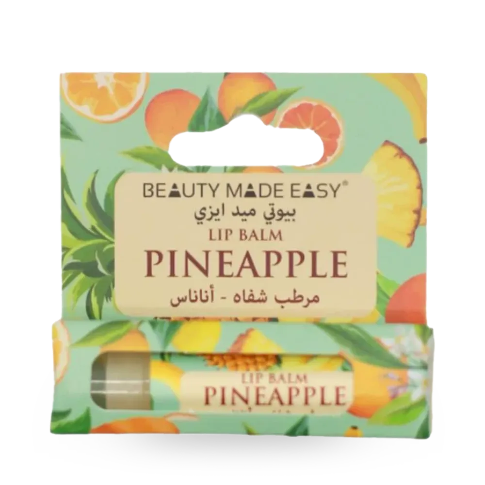 Beauty Made Easy Plastic Lip Balm - Pineapple (4.8 g) thumbnail 1