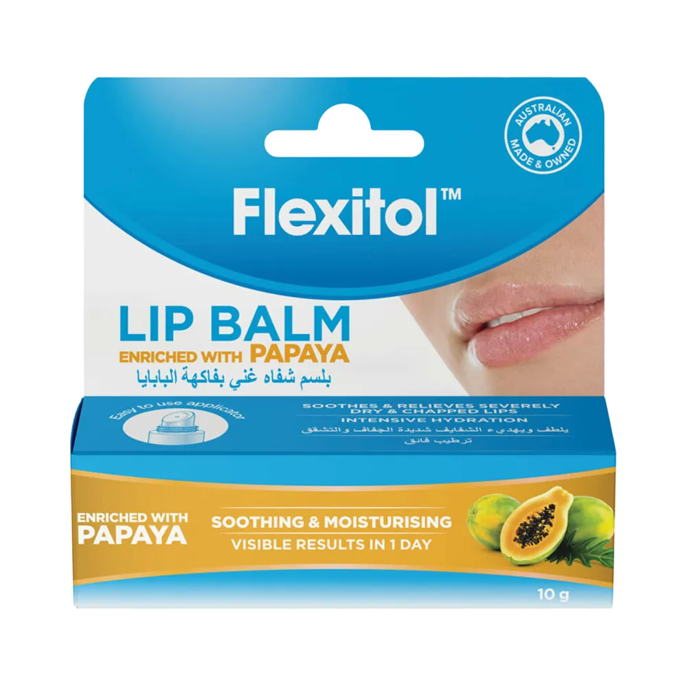 Flexitol Lip Balm - Papaya (10 g) thumbnail 2