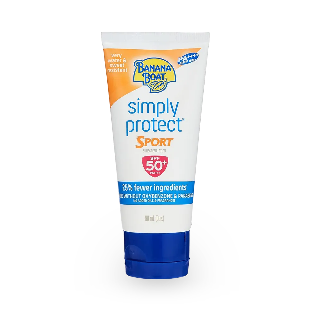 Banana Boat Simply Protect Sport Sunscreen Lotion SPF 50 - 90 ml thumbnail 1