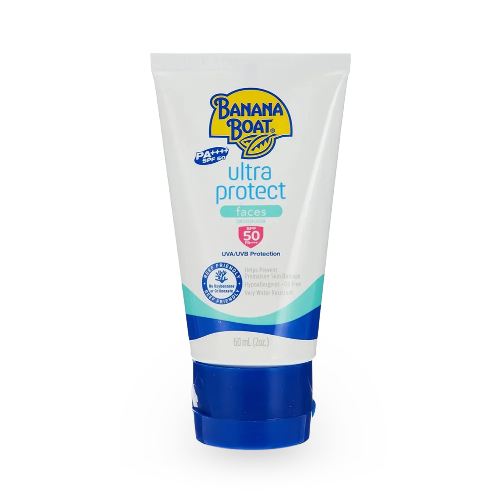 Banana Boat Ultra Protect Faces Sunscreen Lotion SPF 50 - 60 ml thumbnail 1