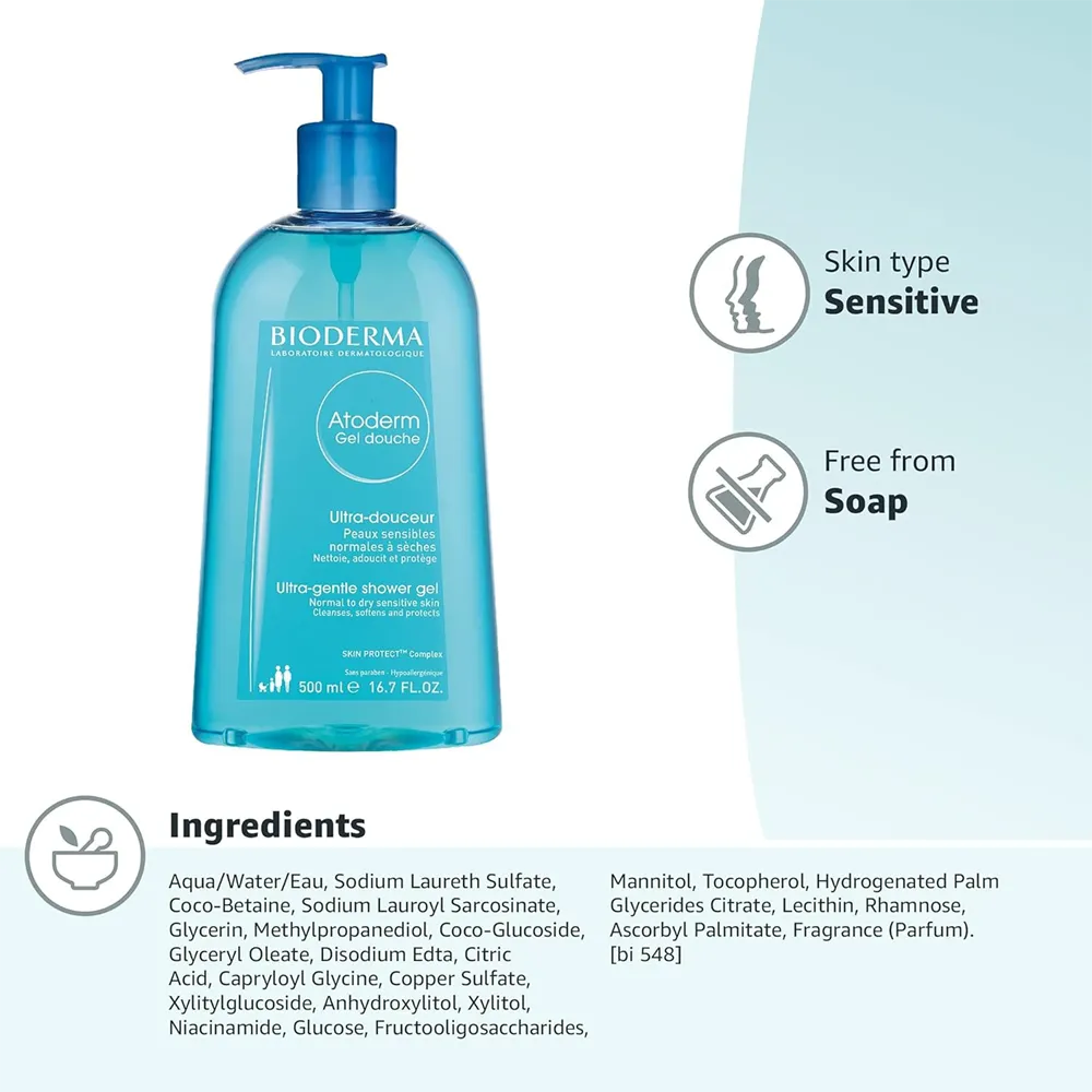 Bioderma Atoderm Gel Douche - 500Ml thumbnail 4