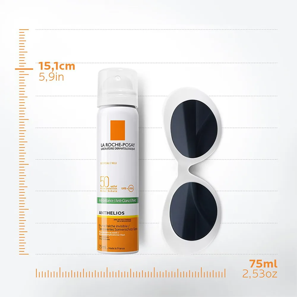 La Roche-Posay Anthelios Anti-Shine Fresh Mist SPF 50 - 75 ml thumbnail 4