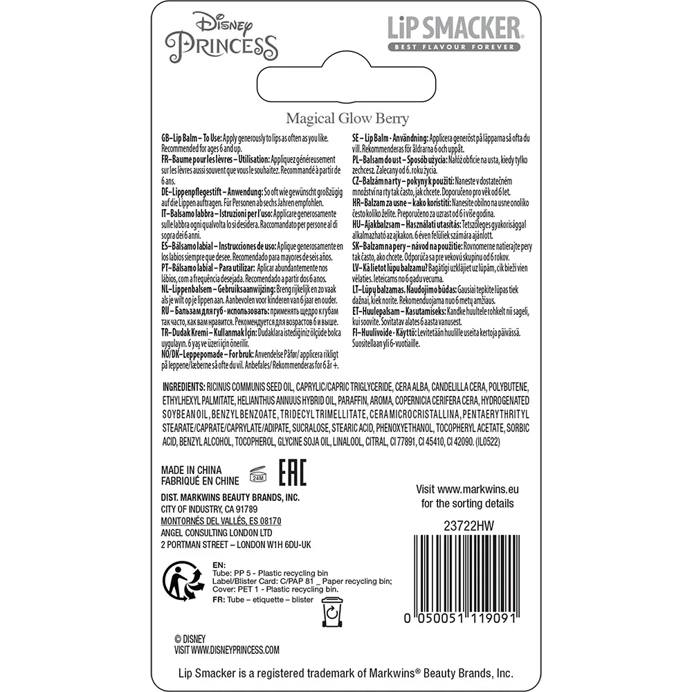 Lip Smacker Repunzel Magical Glow Berry Lip Balm - 4g thumbnail 2