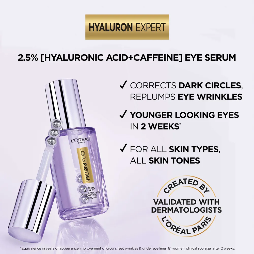 L'Oréal Paris Hyaluron Expert Eye Serum - 20 ml thumbnail 3