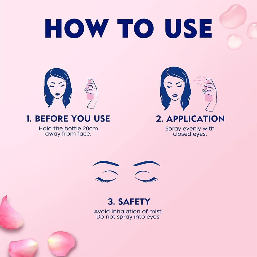 Nivea Rose Care Hydrating Mist - 150 ml thumbnail 4