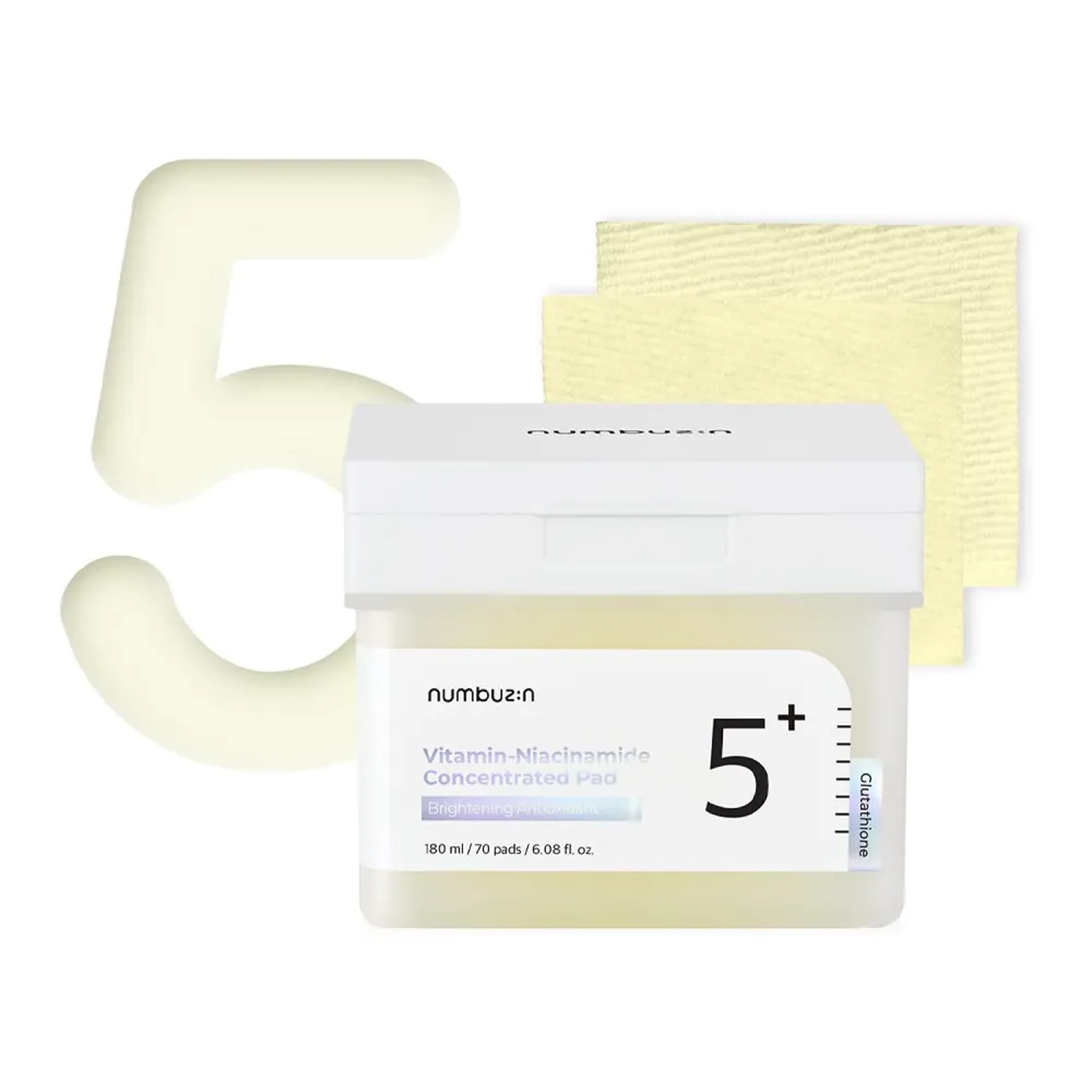 Numbuzin No.5+ Vitamin-Niacinamide Concentrated Pad - 70 pcs thumbnail 2