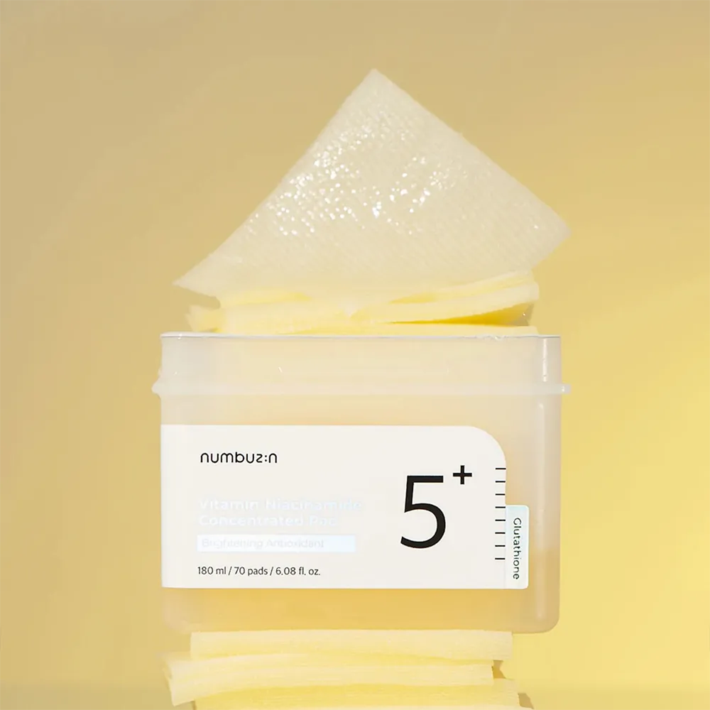 Numbuzin No.5+ Vitamin-Niacinamide Concentrated Pad - 70 pcs thumbnail 6