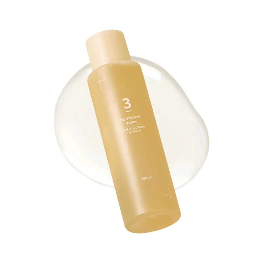 Numbuzin No.3 Super Glowing Essence Toner - 200 ml thumbnail 2