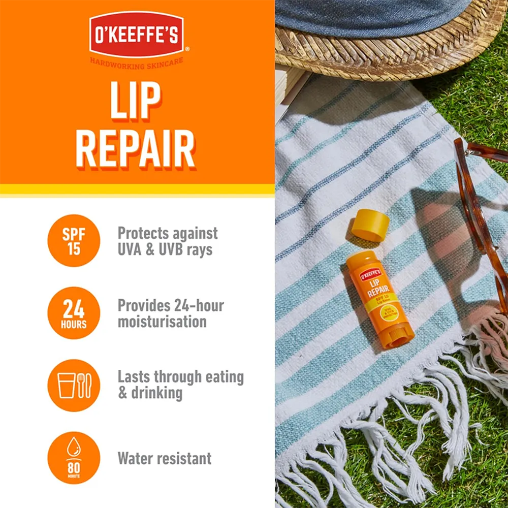 O'Keeffe's Lip Repair Spf 15 Lip Balm 4.2g thumbnail 4