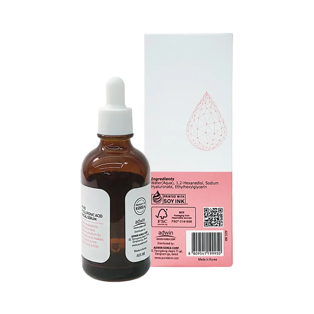 Purederm Pure Hyaluronic Acid Facial Serum - 60 ml thumbnail 2