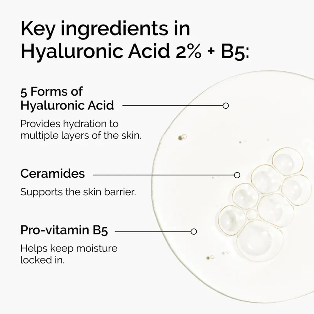 The Ordinary Hyaluronic Acid 2% + B5 (Original Formulation) Serum - 30ml thumbnail 4