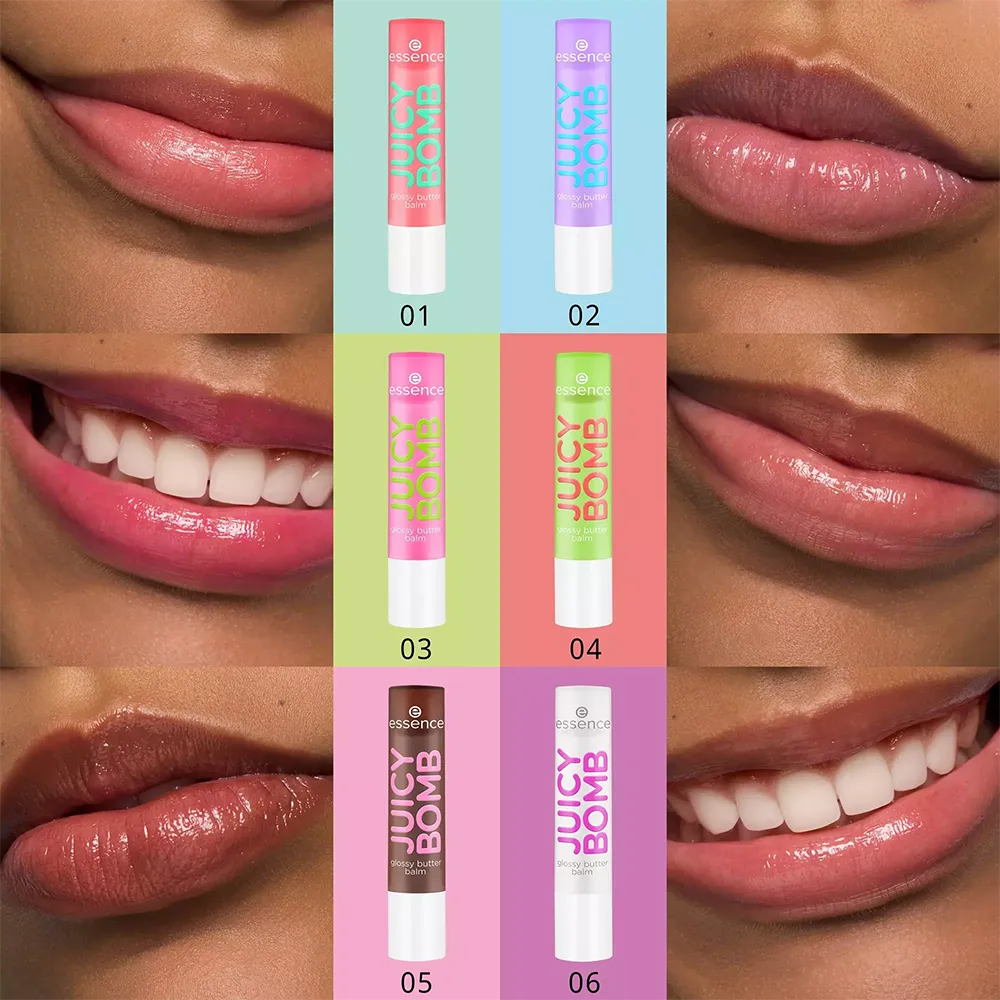 Essence Juicy Bomb Glossy Butter Balm - 02 - So Berry Cute thumbnail 7