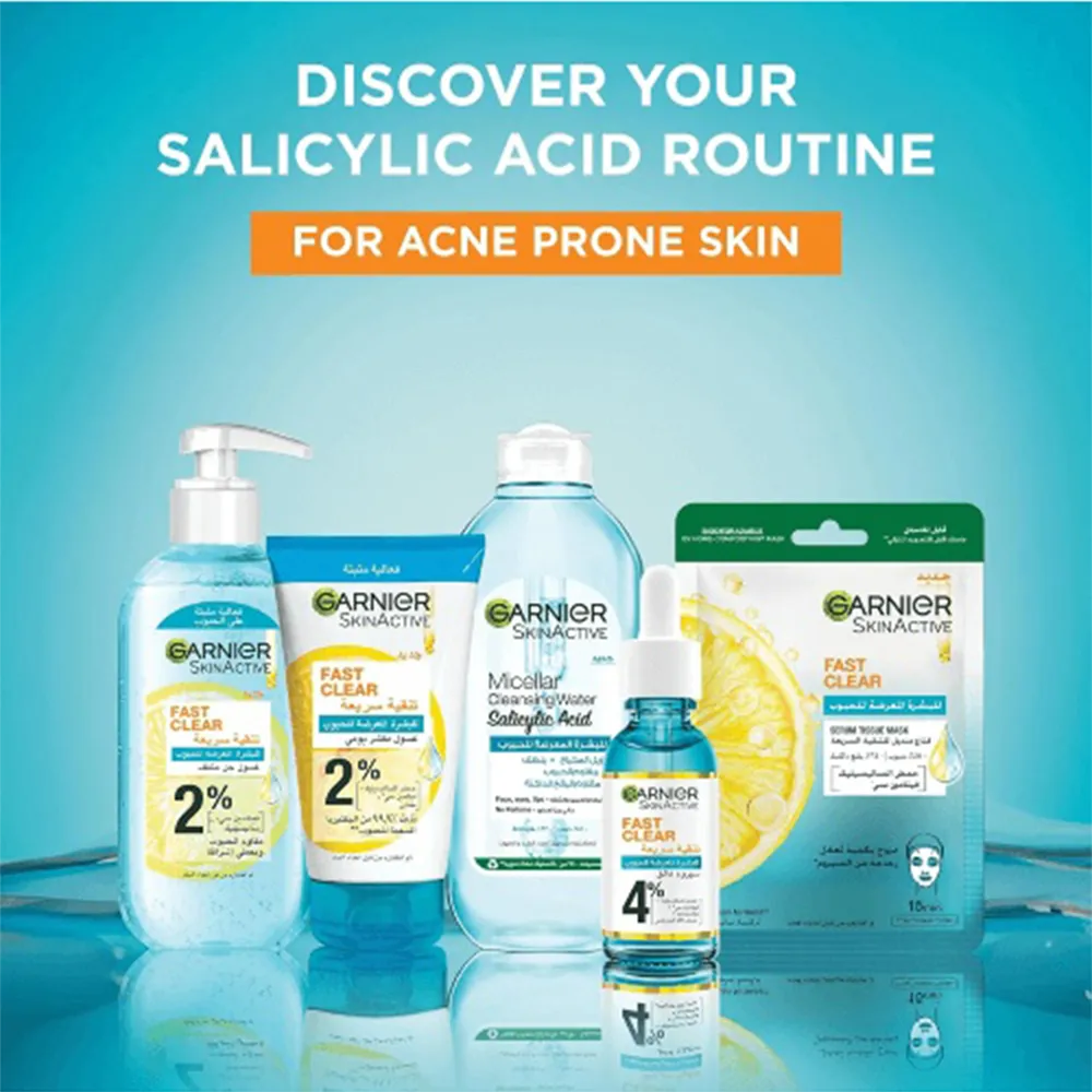 Garnier Skinactive Fast Clear Booster Serum with Salicylic Acid - 30ml thumbnail 3