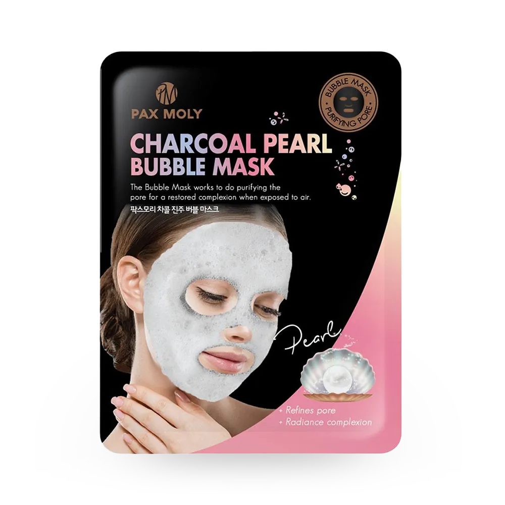 Pax Moly Charcoal Pearl Bubble Mask - 22 g thumbnail 1