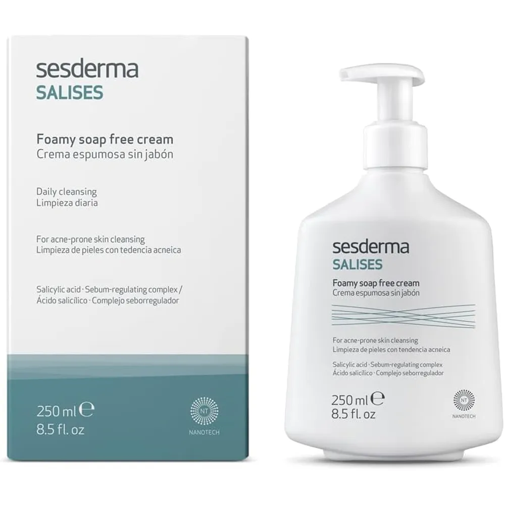 sesderma Salises Foamy Soap Free Cream - 250 ml thumbnail 2