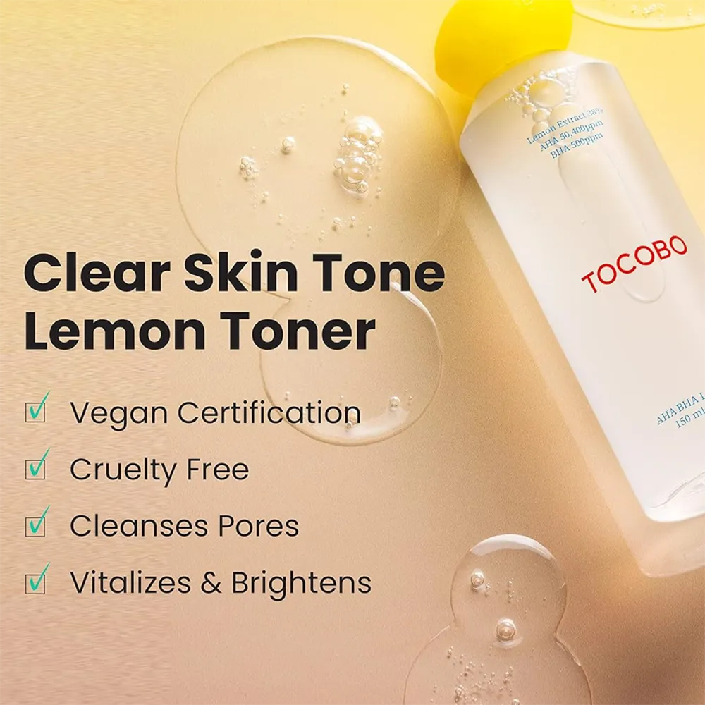 TOCOBO AHA BHA Lemon Toner - 150 ml thumbnail 2
