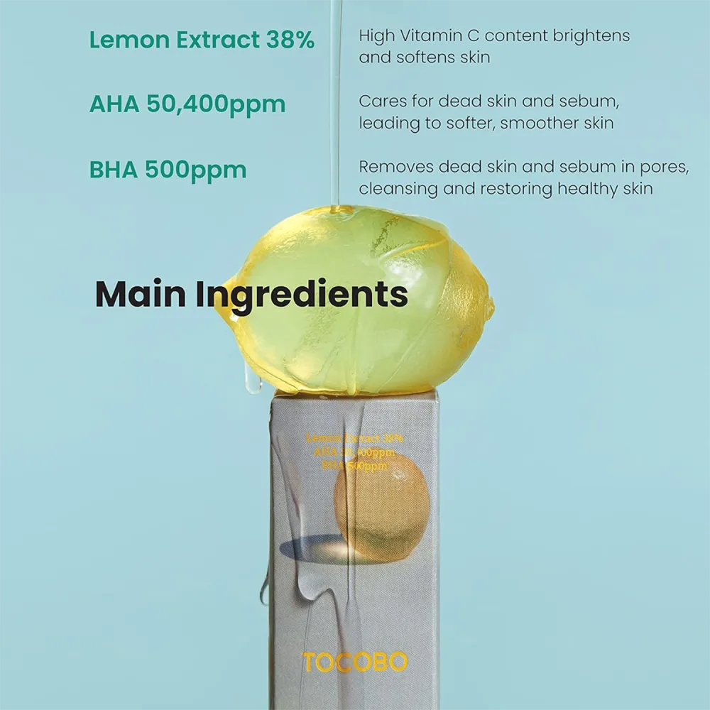 TOCOBO AHA BHA Lemon Toner - 150 ml thumbnail 3