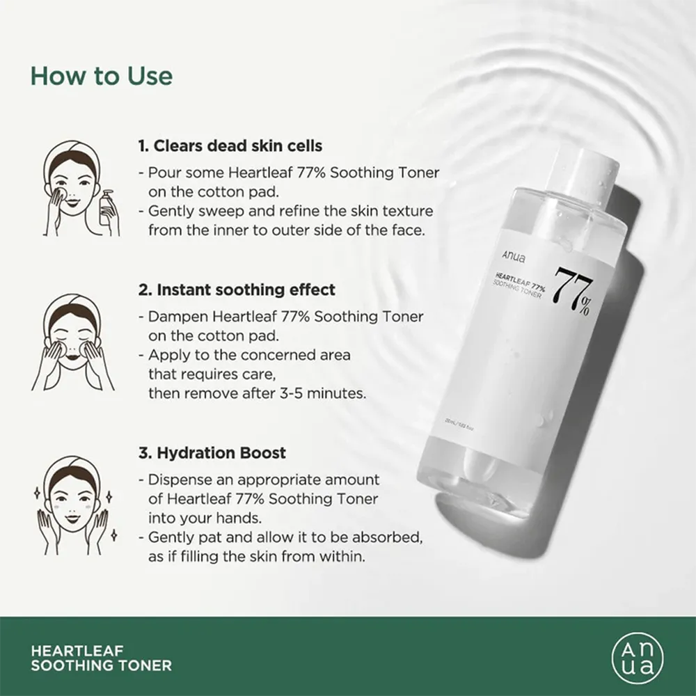 Anua Heartleaf 77% Soothing Toner thumbnail 3