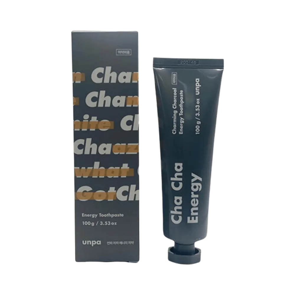 Unpa Cha Cha Energy Charming Charcoal Energy Toothpaste - 100 g thumbnail 2