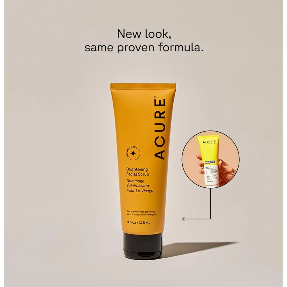 ACURE Brightening Facial Scrub - 118 ml thumbnail 2