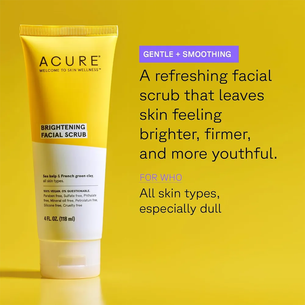 ACURE Brightening Facial Scrub - 118 ml thumbnail 3