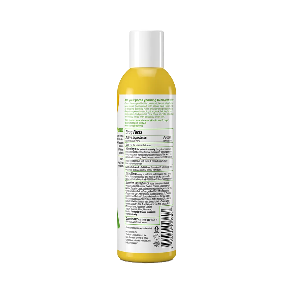 Alba Botanica Acnedote Deep Pore Wash - 177 ml thumbnail 2