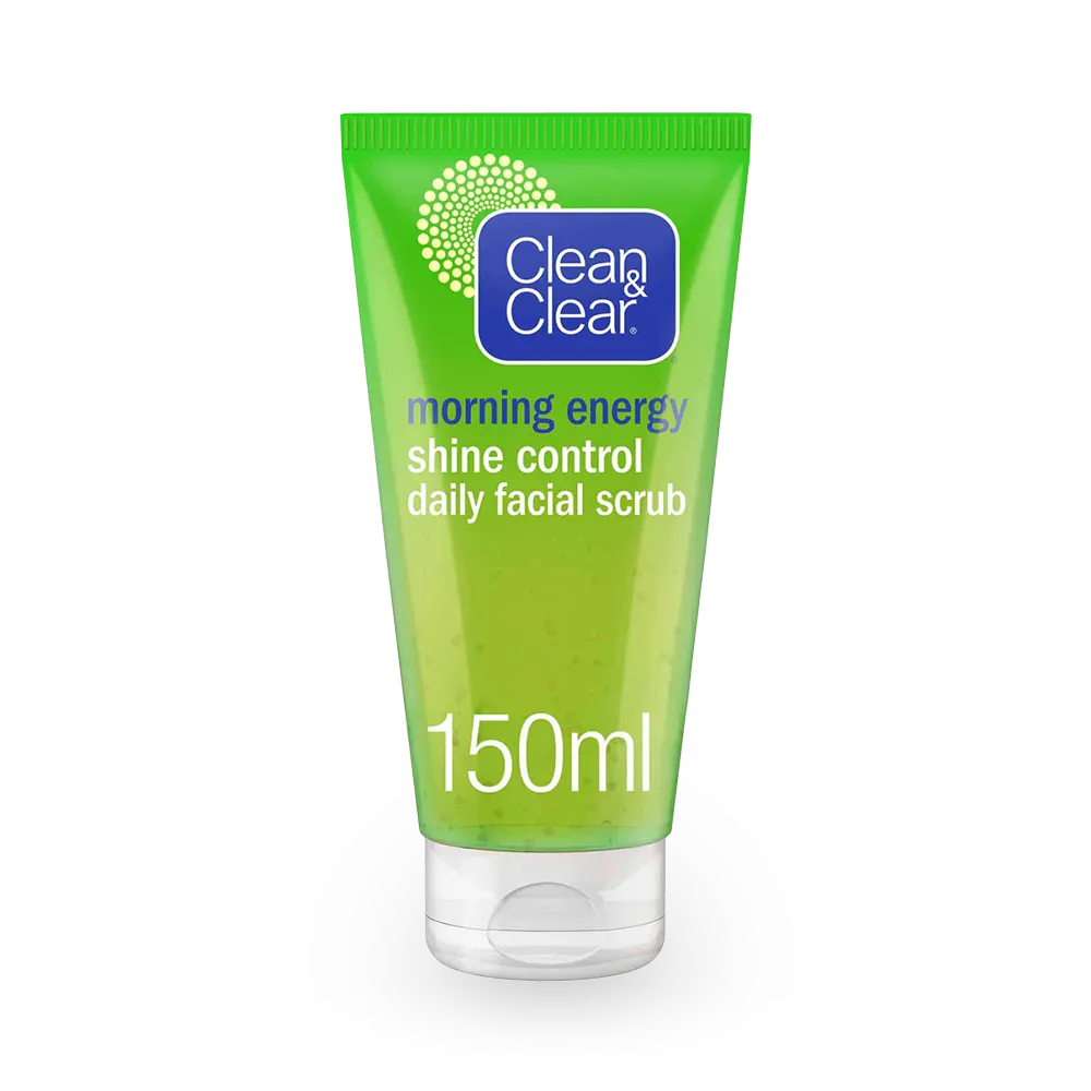 Clean & Clear Morning Energy Shine Control Daily Facial Scrub - 150 ml thumbnail 1
