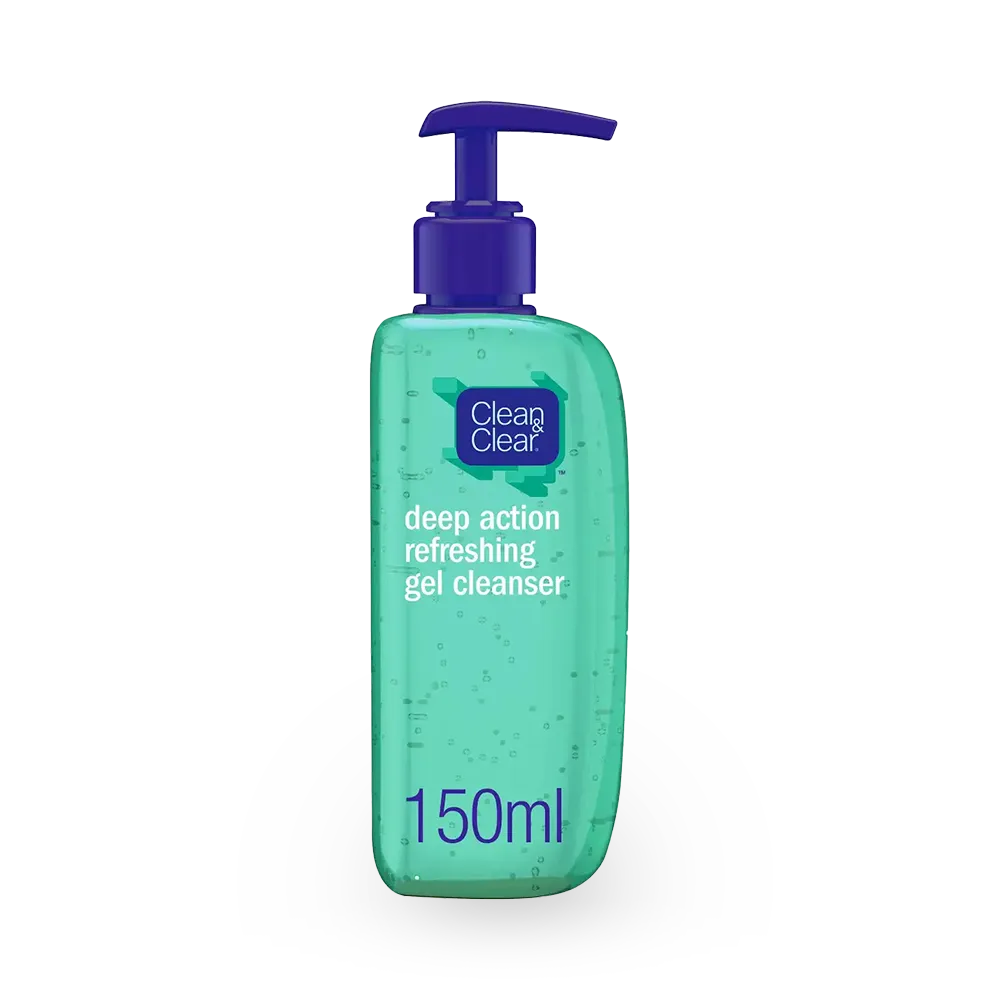 Clean & Clear Deep Action Refreshing Gel Cleanser - 150 ml thumbnail 1