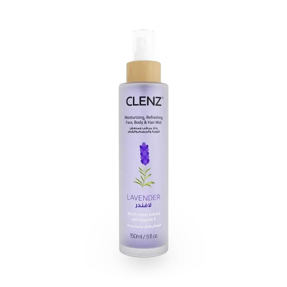 CLENZ Witch Hazel Face Hair & Body Mist Lavender - 150 ml thumbnail 1