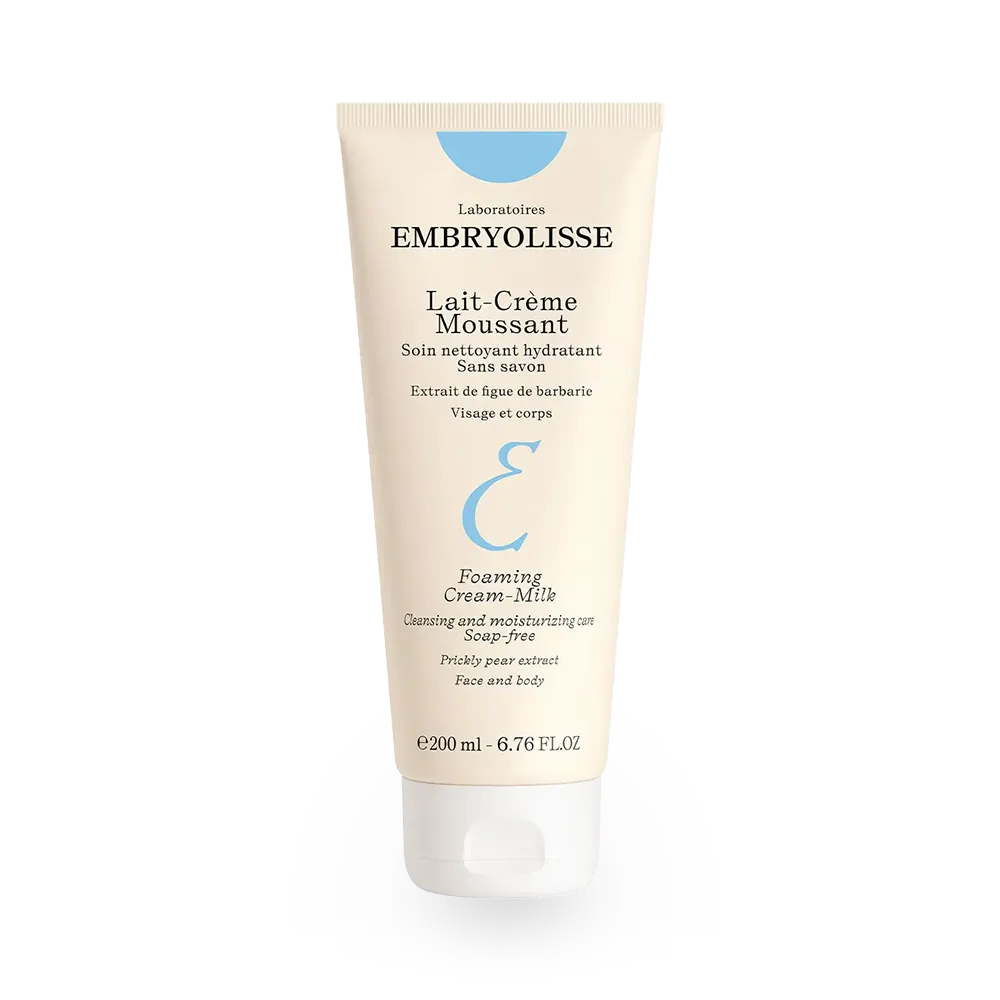 Embryolisse Foaming Cream Milk Face and Body Cleanser - 200 ml thumbnail 1