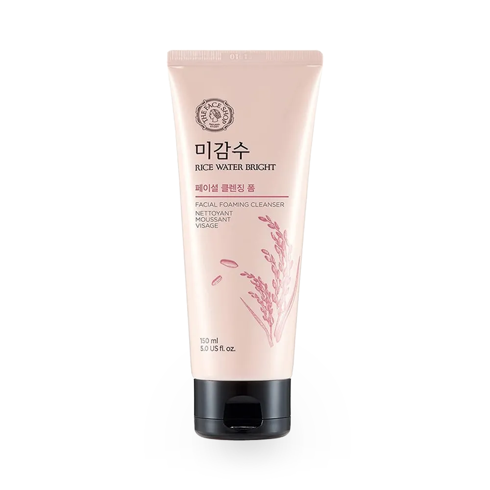 The Face Shop Rice Water Bright Facial Foaming Cleanser - 150 ml thumbnail 1
