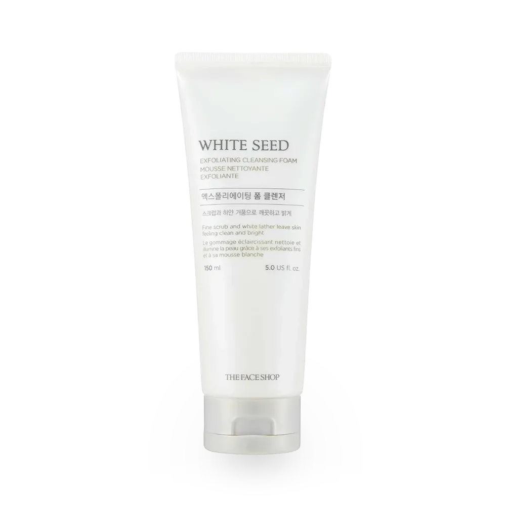 The Face Shop White Seed Exfoliating Cleansing Foam - 150 ml thumbnail 1