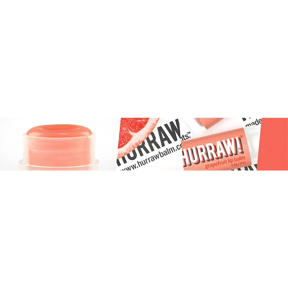 Hurraw! Lip Balm - Grapefruit (4.8 g) thumbnail 2
