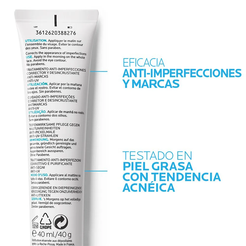 La Roche-Posay Effaclar Duo [+] SPF 30 with Niacinamide - 40 ml thumbnail 2