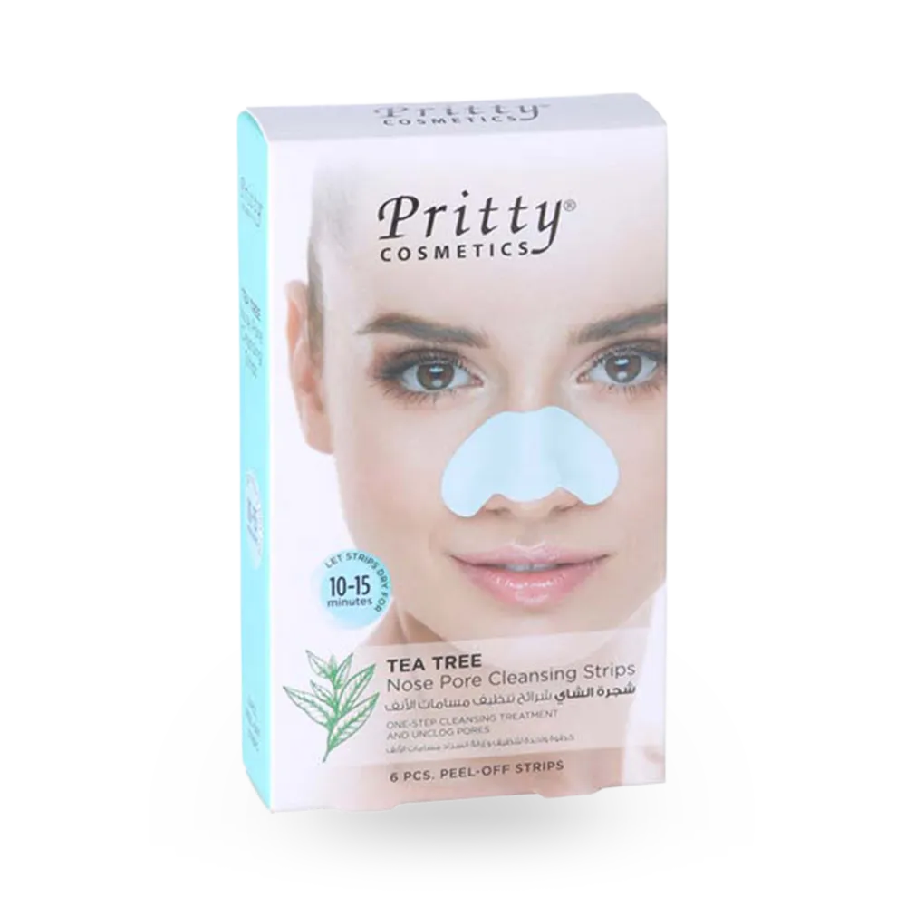 Pritty Nose Pore Cleansing Strips - Tea Tree - 6 Strips thumbnail 1