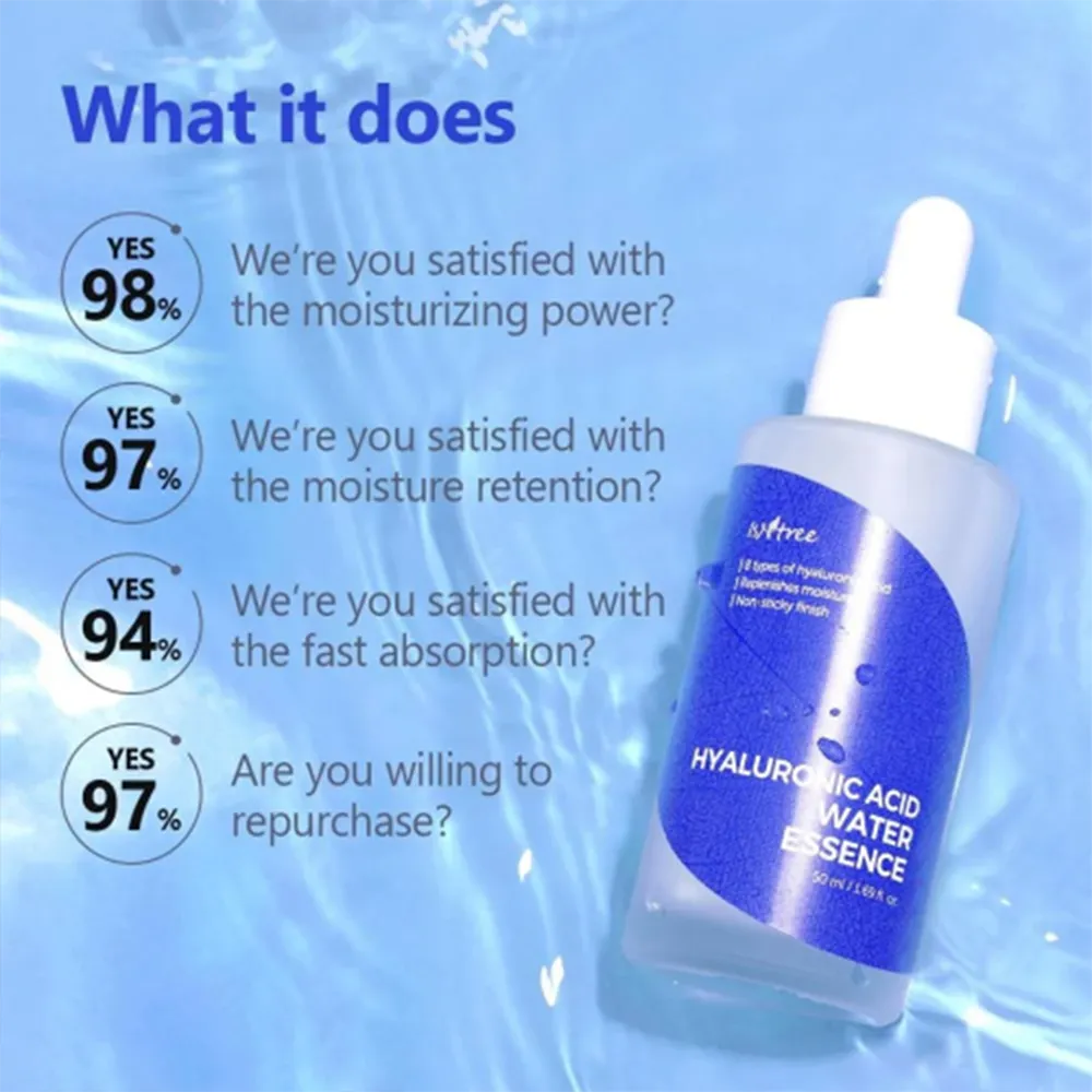 Isntree Hyaluronic Acid Water Essence - 50 ml thumbnail 3
