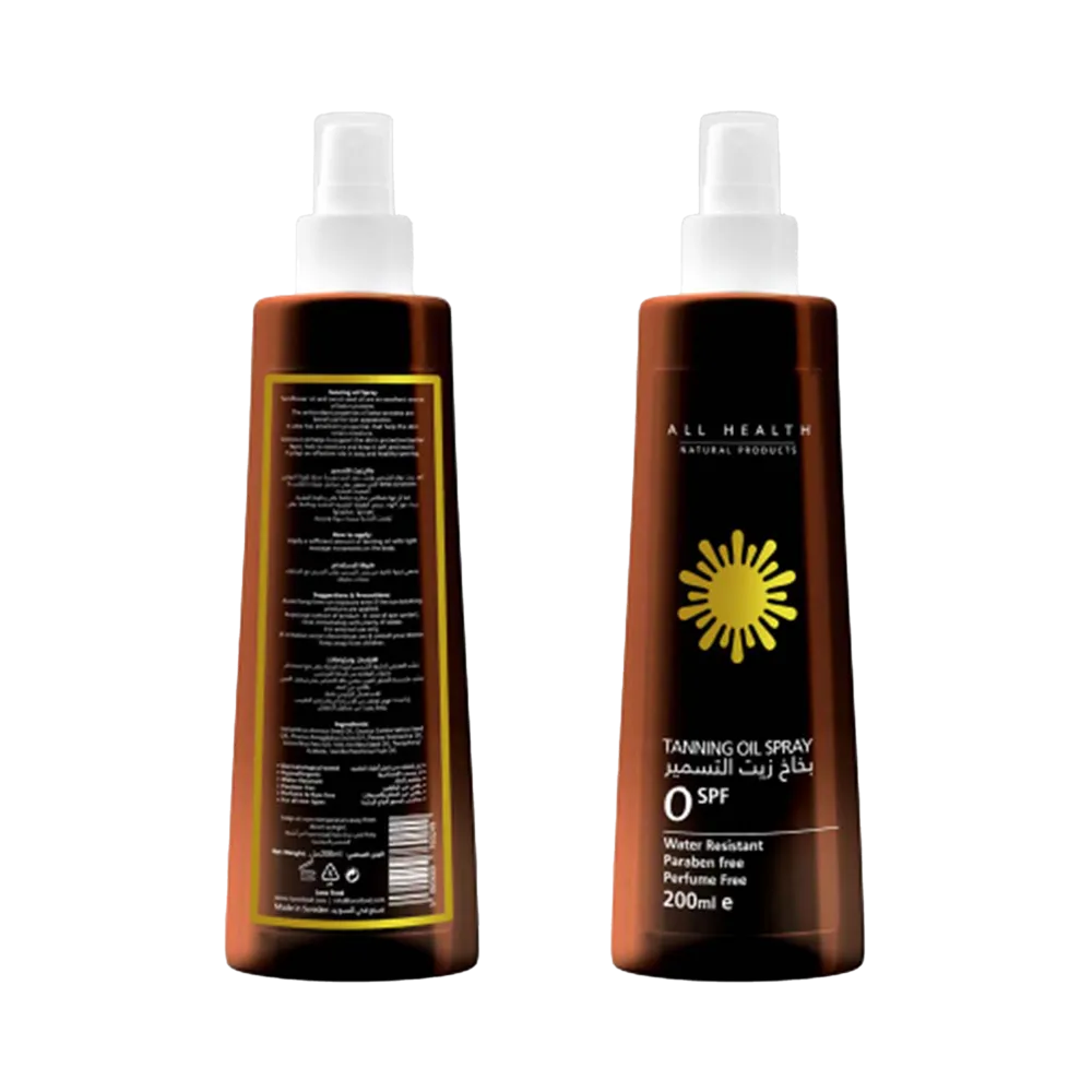 All Health Tanning Oil Spray SPF 0 - 200 ml thumbnail 3