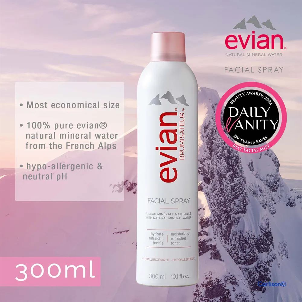Evian Brumisateur Facial Spray - 300 ml thumbnail 3