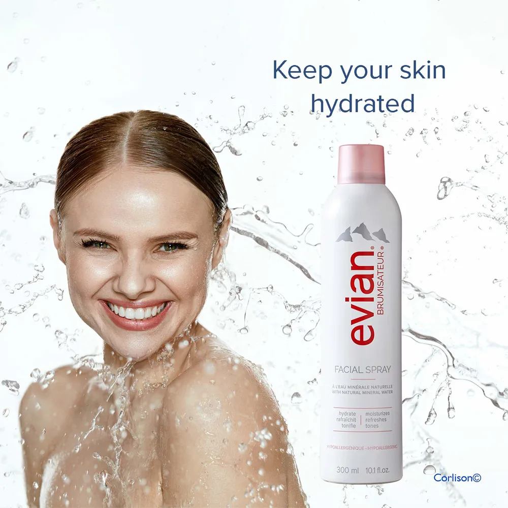 Evian Brumisateur Facial Spray - 300 ml thumbnail 5