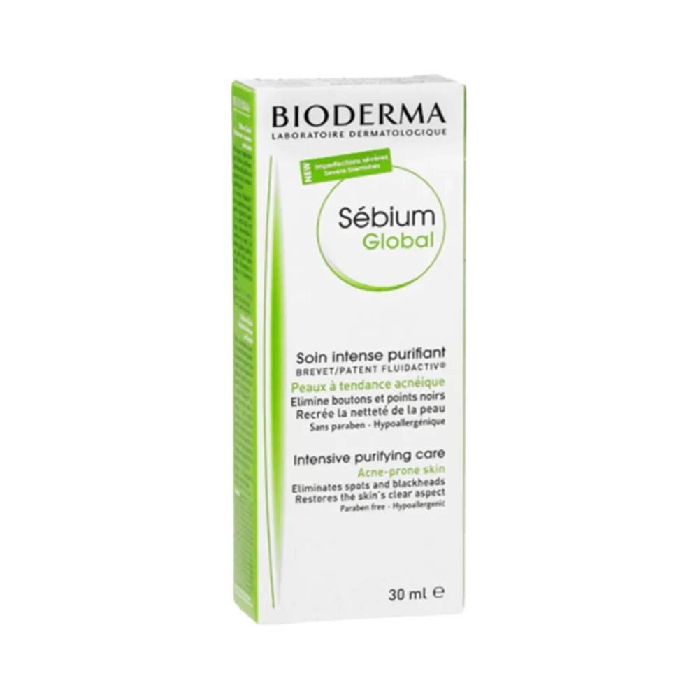 Bioderma Sebium Global Intense Purifying Care Moisturizer - 30 ml thumbnail 2