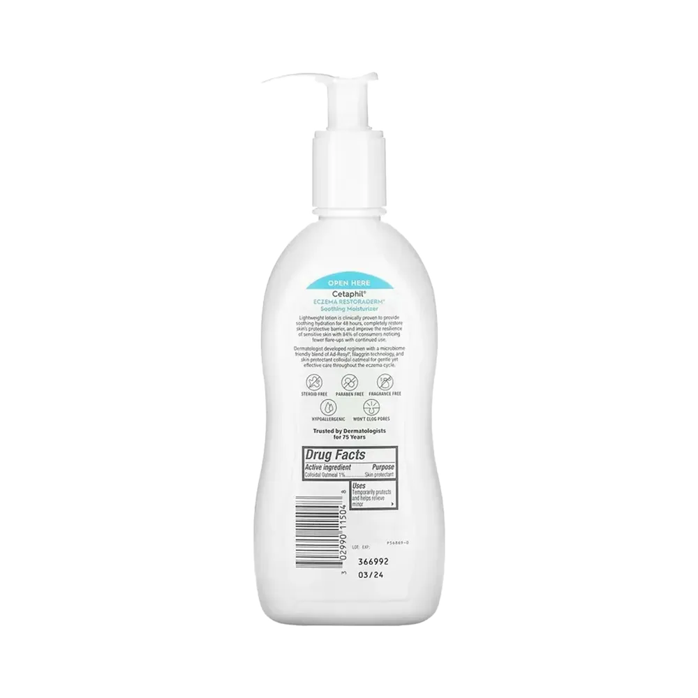 Cetaphil Restoraderm Skin Restoring Body Moisturizer - 295 ml thumbnail 2