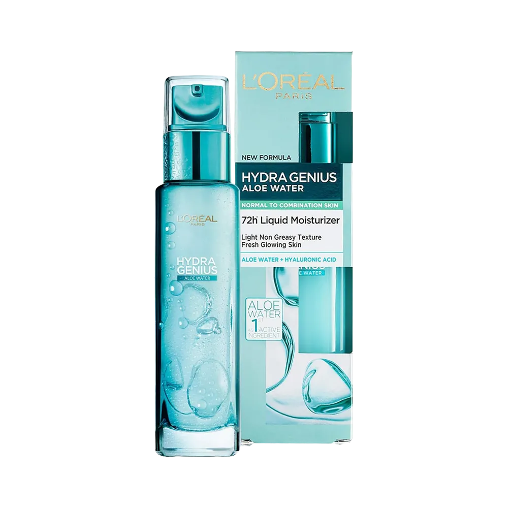 L’Oreal Paris Hydra Genius Liquid Care Moisturiser for Normal Combination Skin - 70 ml thumbnail 1