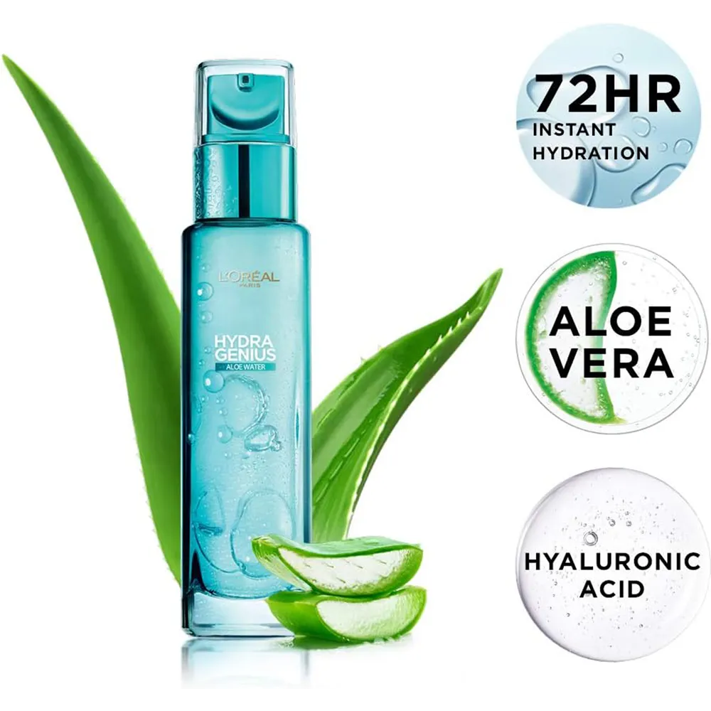 L’Oreal Paris Hydra Genius Liquid Care Moisturiser for Normal Combination Skin - 70 ml thumbnail 2