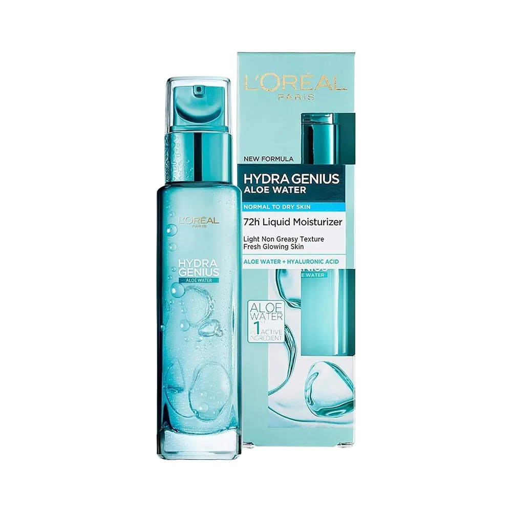 L’Oreal Paris Hydra Genius Daily Liquid Care Moisturiser for Normal Dry Skin - 70 ml thumbnail 1