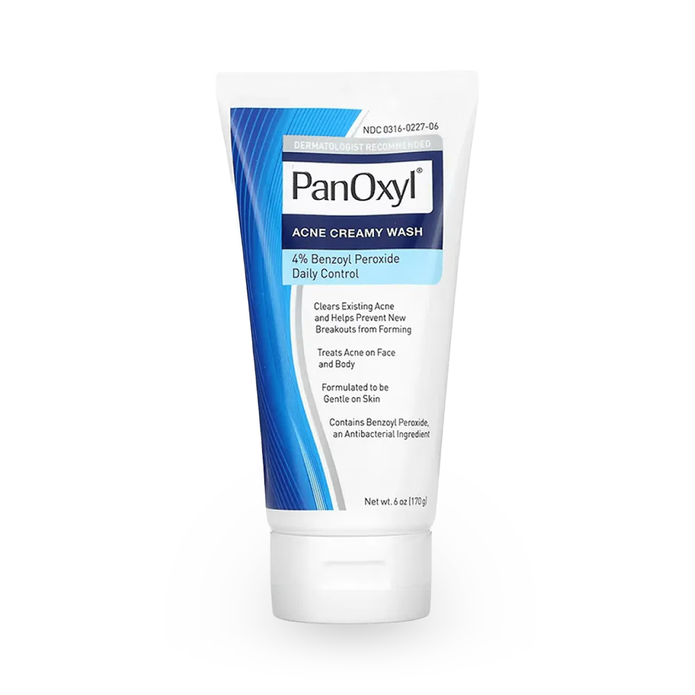 PanOxyl Acne Creamy Wash 4% Benzoyl Peroxide Daily Control - 170 g thumbnail 1