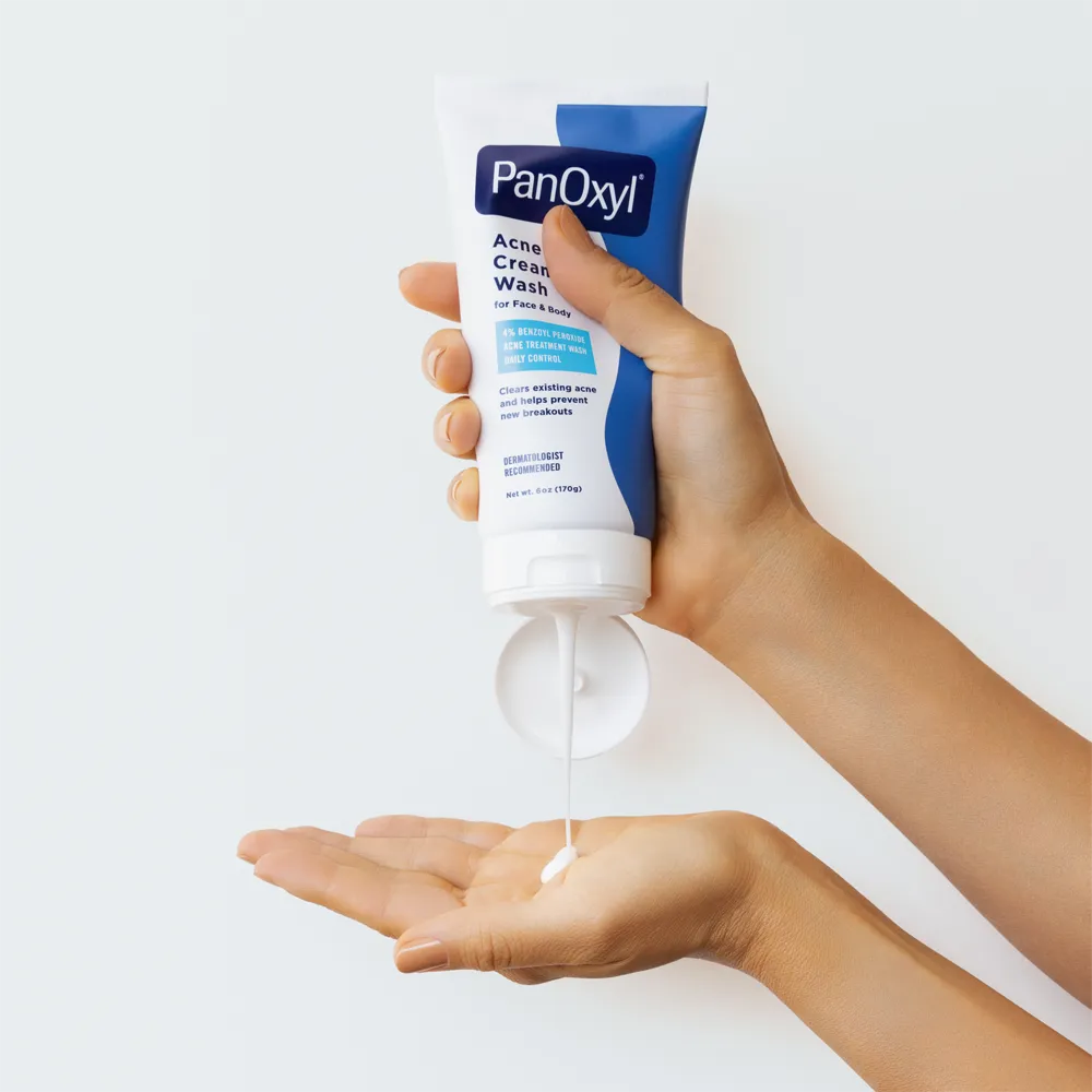 PanOxyl Acne Creamy Wash 4% Benzoyl Peroxide Daily Control - 170 g thumbnail 4