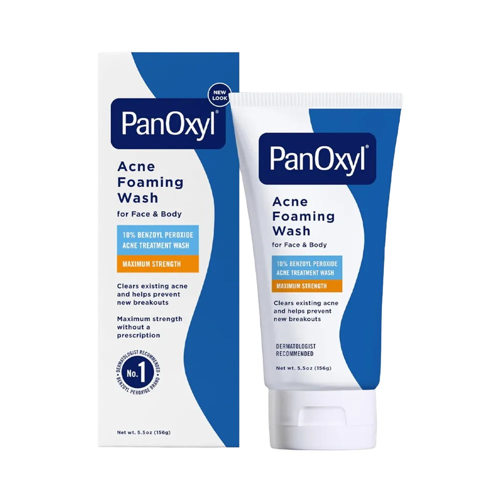 PanOxyl Acne Foaming Wash 10% Benzoyl Peroxide Maximum Strength - 156 g thumbnail 1