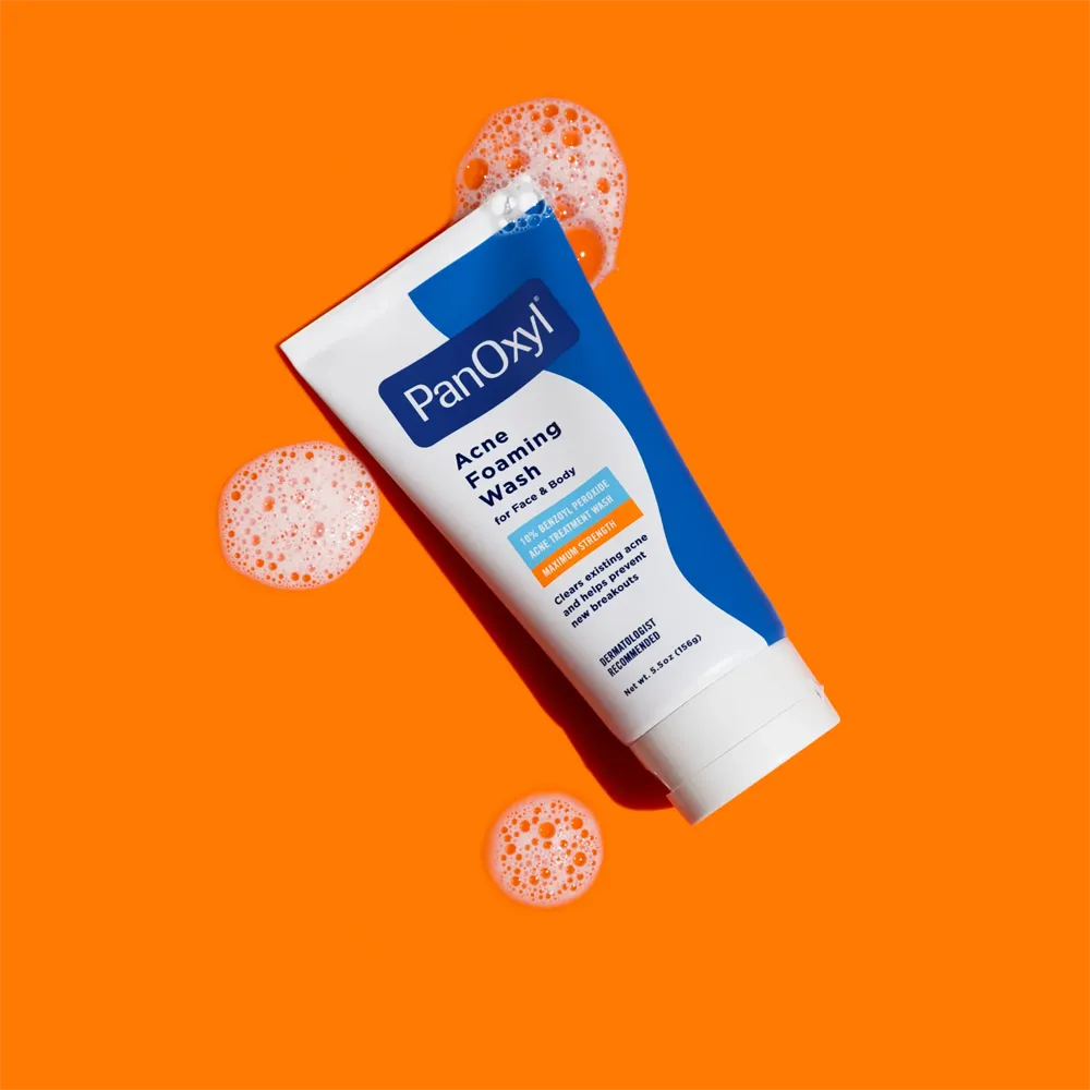 PanOxyl Acne Foaming Wash 10% Benzoyl Peroxide Maximum Strength - 156 g thumbnail 4