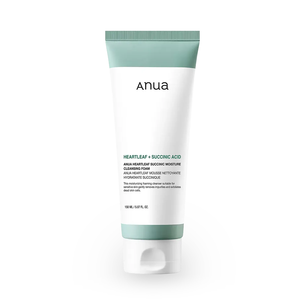 Anua Heartleaf Succinic Moisture Cleansing Foam - 150 ml thumbnail 1